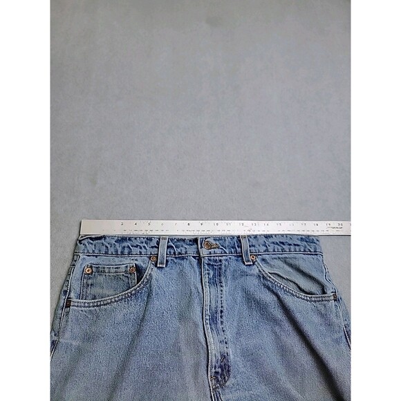 Vintage Levis 550 Jeans Mens 38 36x31 Baggy Taper High Distressed USA Workwear - Picture 9 of 16
